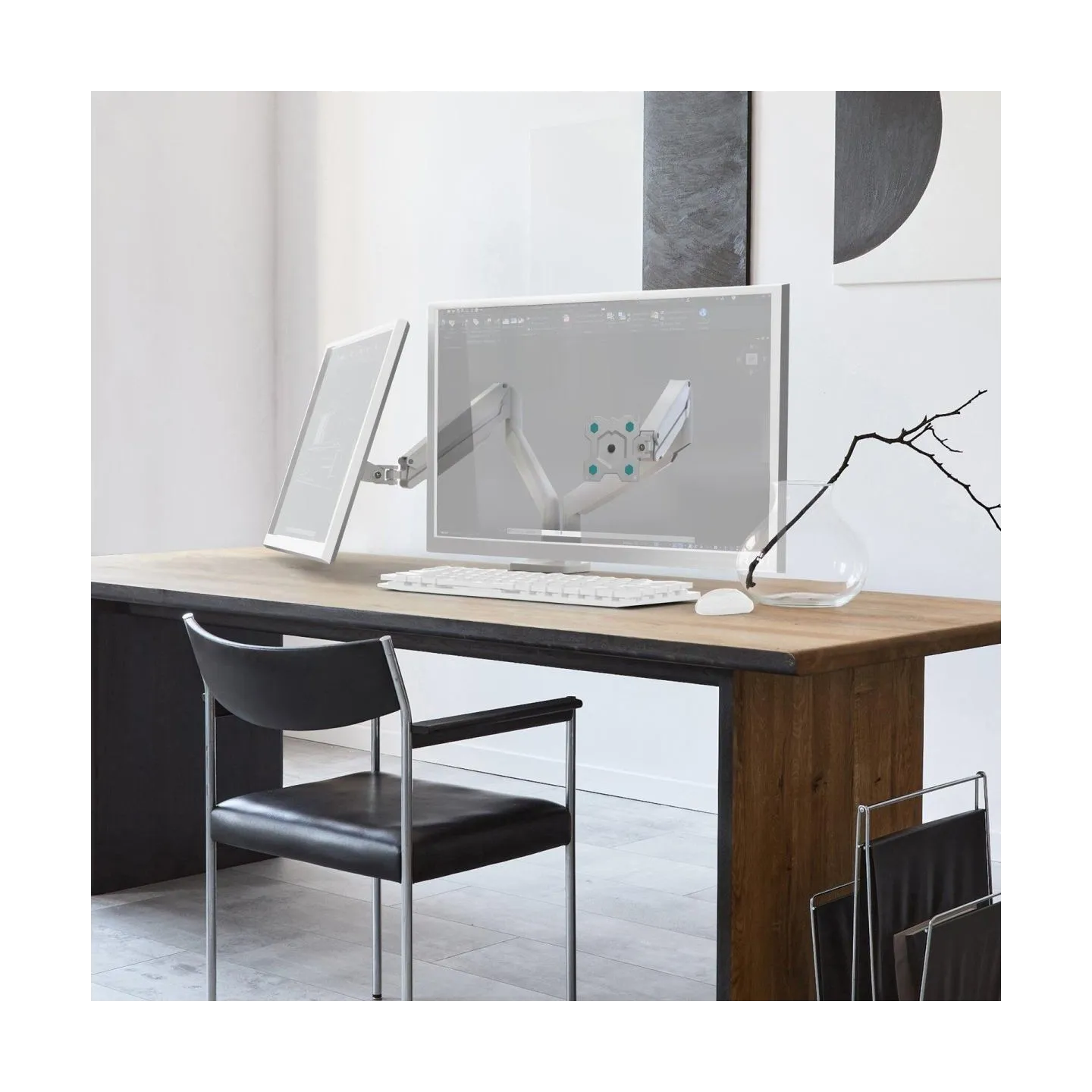 Onkron MONITOR ACC DESK MOUNT/13-32" WHITE G200-W ONKRON