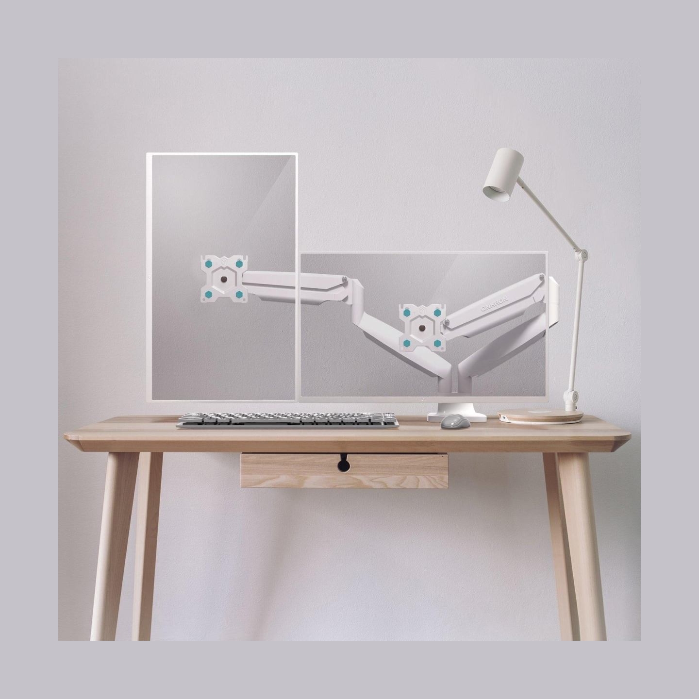 Onkron MONITOR ACC DESK MOUNT/13-32" WHITE G200-W ONKRON