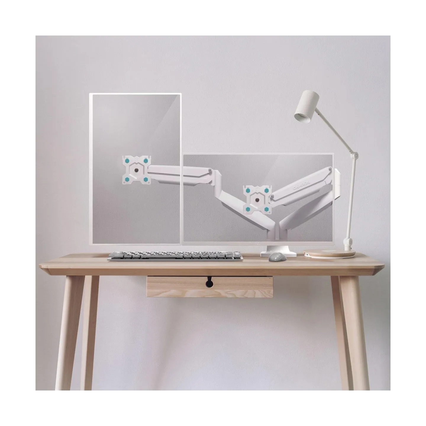 Onkron MONITOR ACC DESK MOUNT/13-32" WHITE G200-W ONKRON
