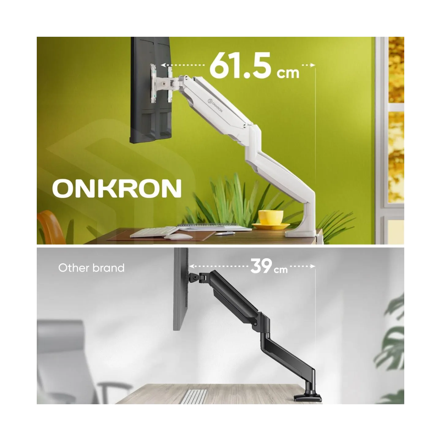 Onkron MONITOR ACC DESK MOUNT/13-32" WHITE G200-W ONKRON