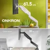 Onkron MONITOR ACC DESK MOUNT/13-32" WHITE G200-W ONKRON