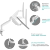 Onkron MONITOR ACC DESK MOUNT/13-32" WHITE G200-W ONKRON