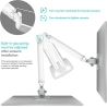 Onkron MONITOR ACC DESK MOUNT/13-32" WHITE G200-W ONKRON