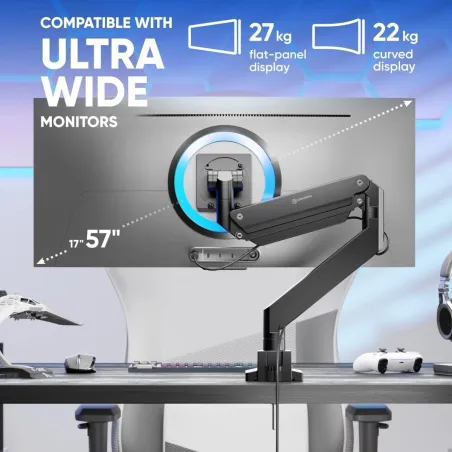 Onkron MONITOR ACC DESK MOUNT/17-57" BLACK G130-B ONKRON