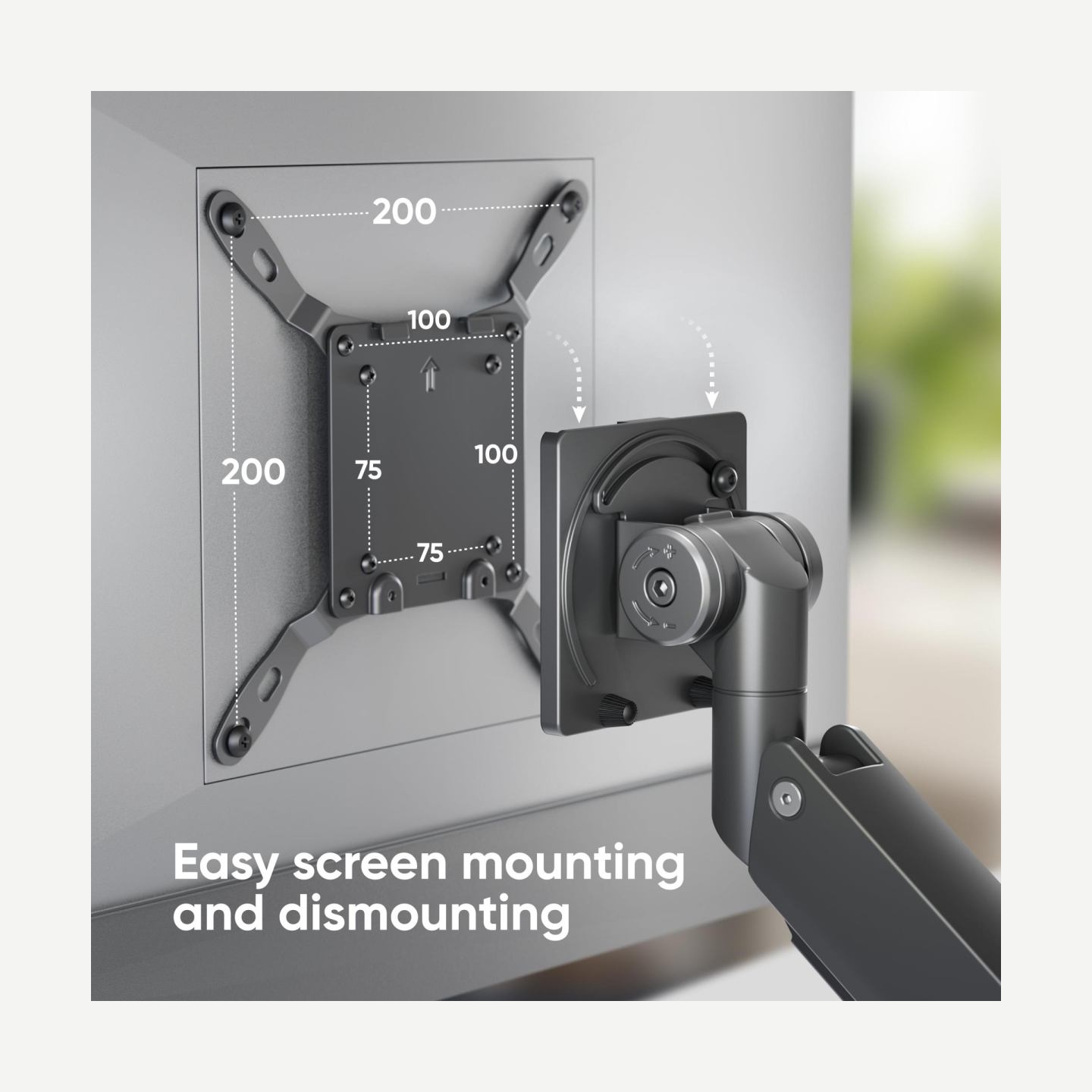 Onkron MONITOR ACC DESK MOUNT/17-57" BLACK G130-B ONKRON