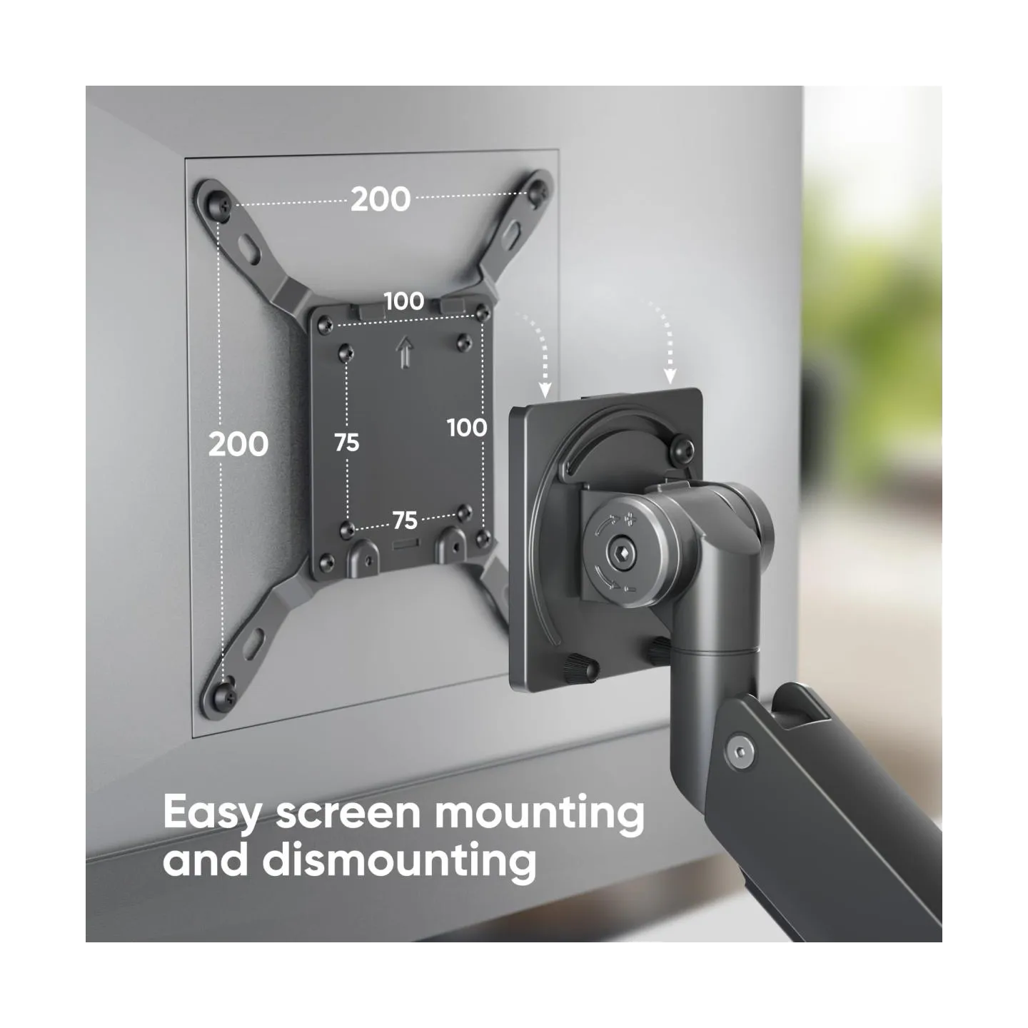 Onkron MONITOR ACC DESK MOUNT/17-57" BLACK G130-B ONKRON