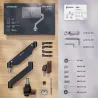 Onkron MONITOR ACC DESK MOUNT/17-57" BLACK G130-B ONKRON