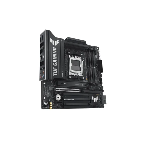 Asus TUF GAMING B850M-PLUS WIFI | Processor family AMD | Processor socket AM5 | DDR5 | Supported hard disk drive interfaces M.2,