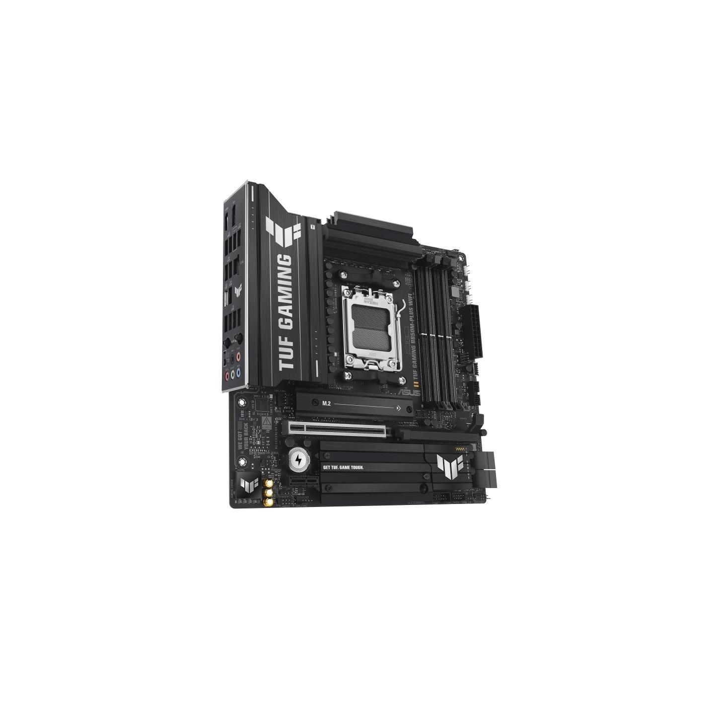 Asus TUF GAMING B850M-PLUS WIFI | Processor family AMD | Processor socket AM5 | DDR5 | Supported hard disk drive interfaces M.2,