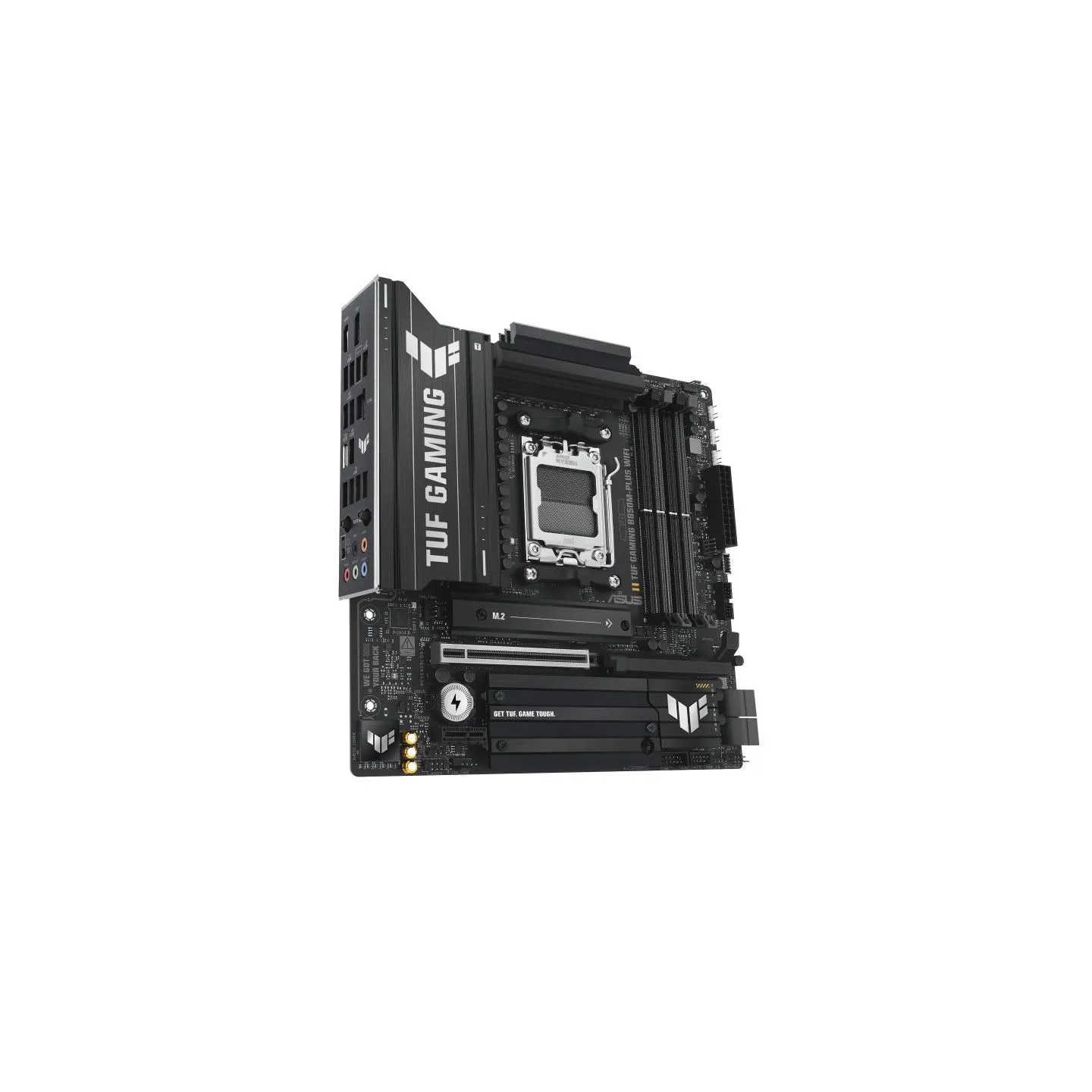 Asus TUF GAMING B850M-PLUS WIFI | Processor family AMD | Processor socket AM5 | DDR5 | Supported hard disk drive interfaces M.2,