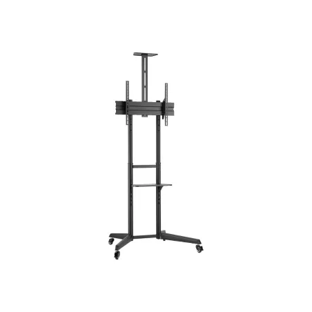 Neomounts BY NEWSTAR MOBILE FLOOR STAND INCL. AV- AND CAM SHELF (HEIGHT ADJUSTABLE: 128,5-145 CM)