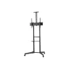 Neomounts BY NEWSTAR MOBILE FLOOR STAND INCL. AV- AND CAM SHELF (HEIGHT ADJUSTABLE: 128,5-145 CM)