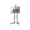 Neomounts BY NEWSTAR MOBILE FLOOR STAND INCL. AV- AND CAM SHELF (HEIGHT ADJUSTABLE: 128,5-145 CM)