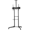 Neomounts BY NEWSTAR MOBILE FLOOR STAND INCL. AV- AND CAM SHELF (HEIGHT ADJUSTABLE: 128,5-145 CM)