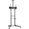 Neomounts BY NEWSTAR MOBILE FLOOR STAND INCL. AV- AND CAM SHELF (HEIGHT ADJUSTABLE: 128,5-145 CM)