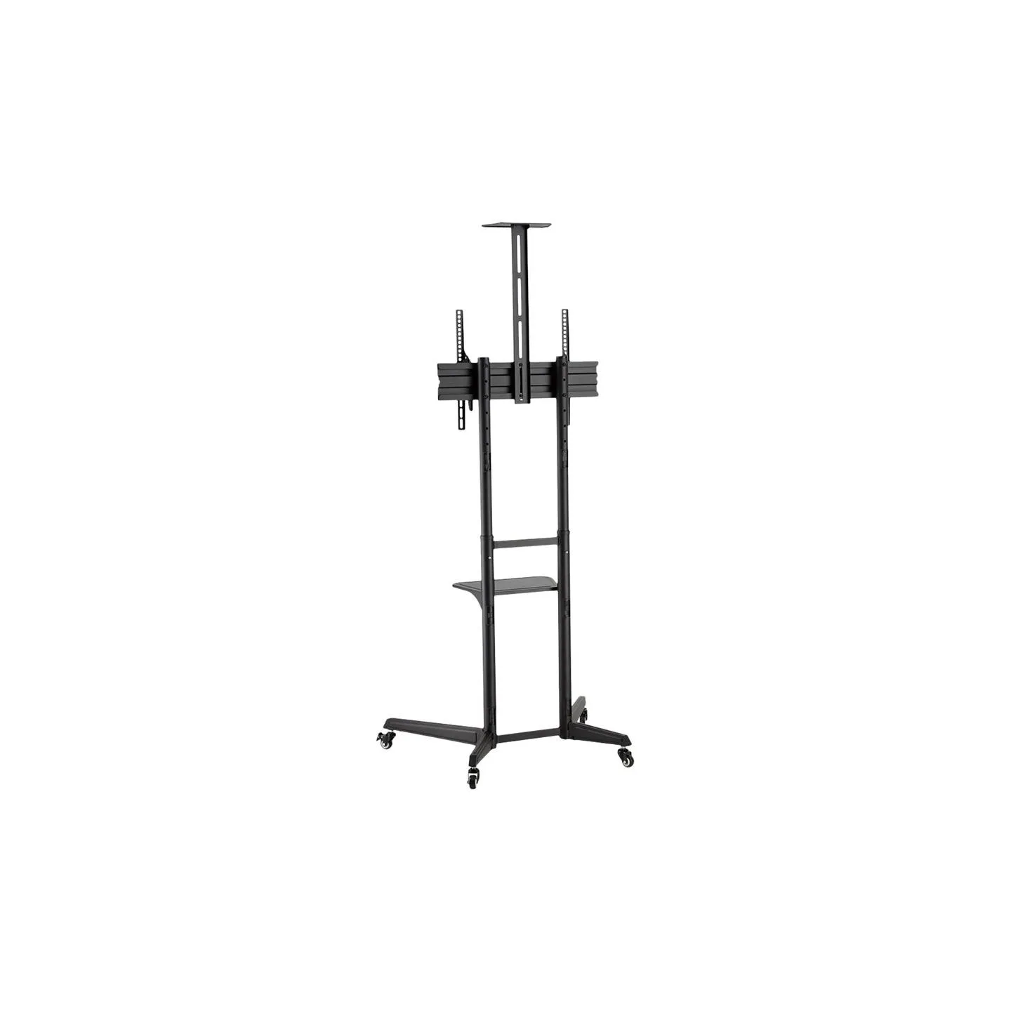 Neomounts BY NEWSTAR MOBILE FLOOR STAND INCL. AV- AND CAM SHELF (HEIGHT ADJUSTABLE: 128,5-145 CM)