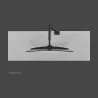 Neomounts SELECT DESK MOUNT, SINGLE DISPLAY (TOPFIX CLAMP &GROMMET)
