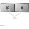 Neomounts SELECT DESK MOUNT, DOUBLE DISPLAY (TOPFIX CLAMP &GROMMET) WHITE