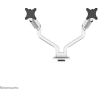 Neomounts SELECT DESK MOUNT, DOUBLE DISPLAY (TOPFIX CLAMP &GROMMET) WHITE