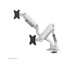 Neomounts SELECT DESK MOUNT, DOUBLE DISPLAY (TOPFIX CLAMP &GROMMET) WHITE