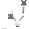 Neomounts SELECT DESK MOUNT, DOUBLE DISPLAY (TOPFIX CLAMP &GROMMET) WHITE