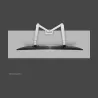 Neomounts SELECT DESK MOUNT, DOUBLE DISPLAY (TOPFIX CLAMP &GROMMET) WHITE