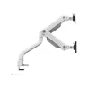 Neomounts SELECT DESK MOUNT, DOUBLE DISPLAY (TOPFIX CLAMP &GROMMET) WHITE