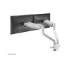 Neomounts SELECT DESK MOUNT, DOUBLE DISPLAY (TOPFIX CLAMP &GROMMET) WHITE