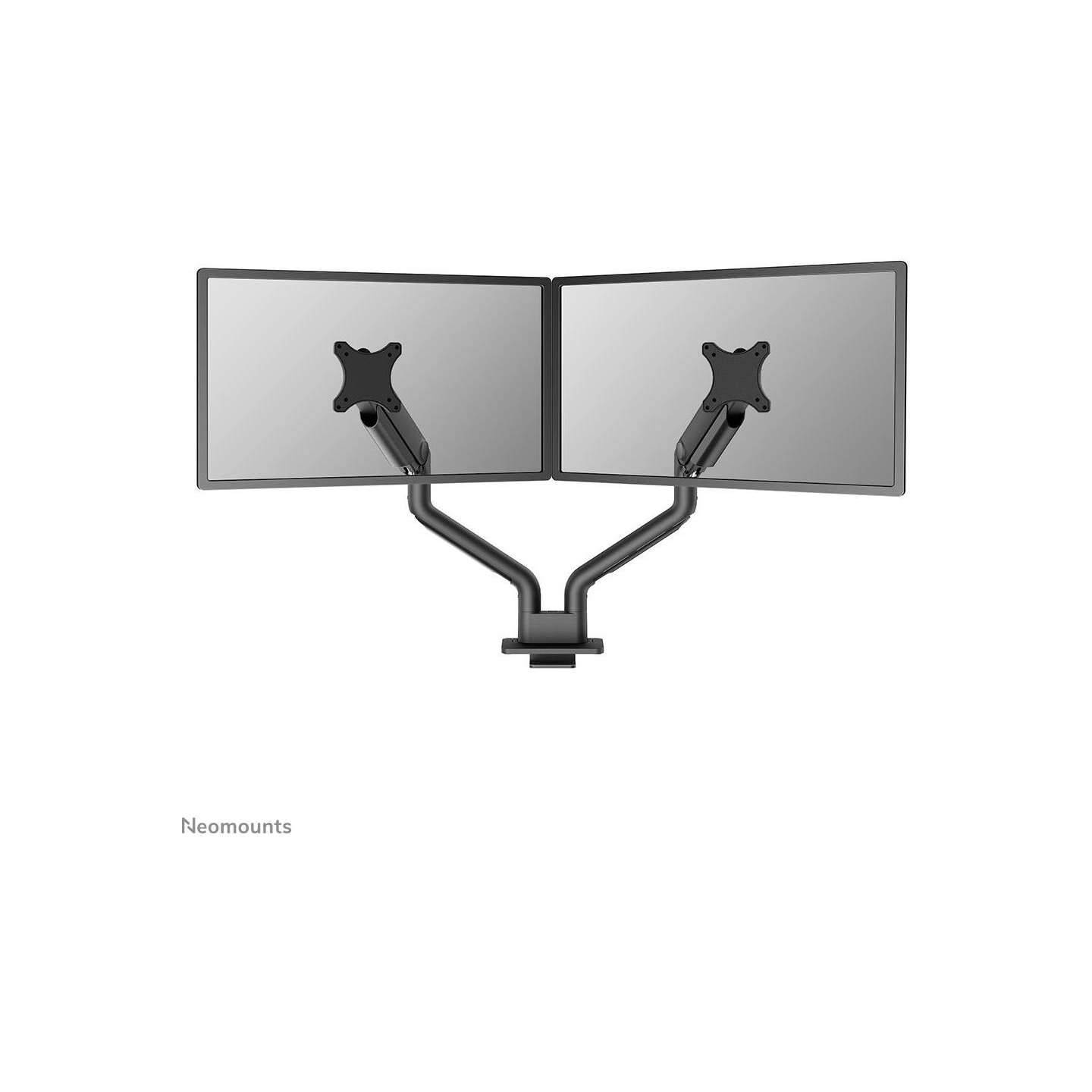 Neomounts SELECT DESK MOUNT, DOUBLE DISPLAY (TOPFIX CLAMP &GROMMET)