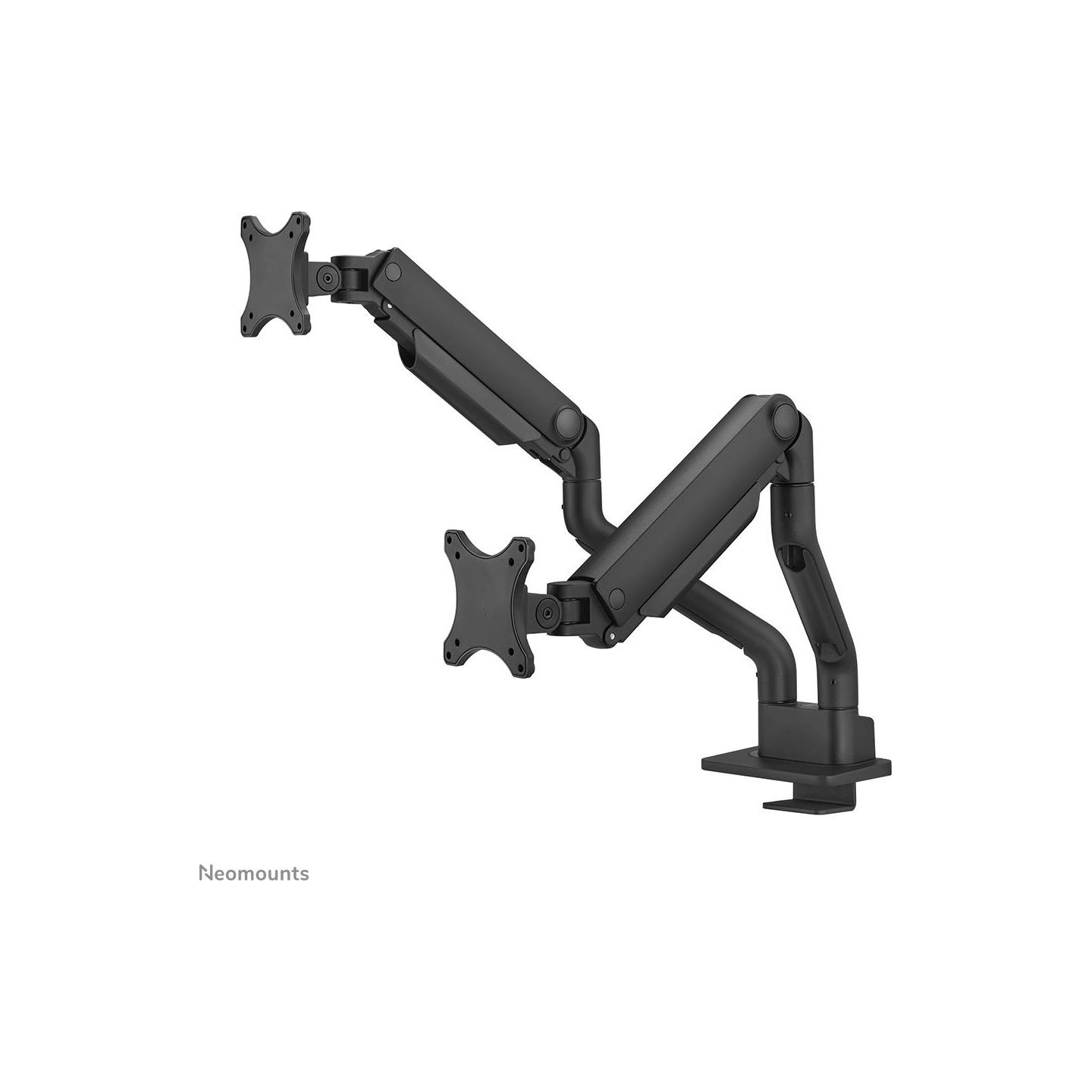 Neomounts SELECT DESK MOUNT, DOUBLE DISPLAY (TOPFIX CLAMP &GROMMET)