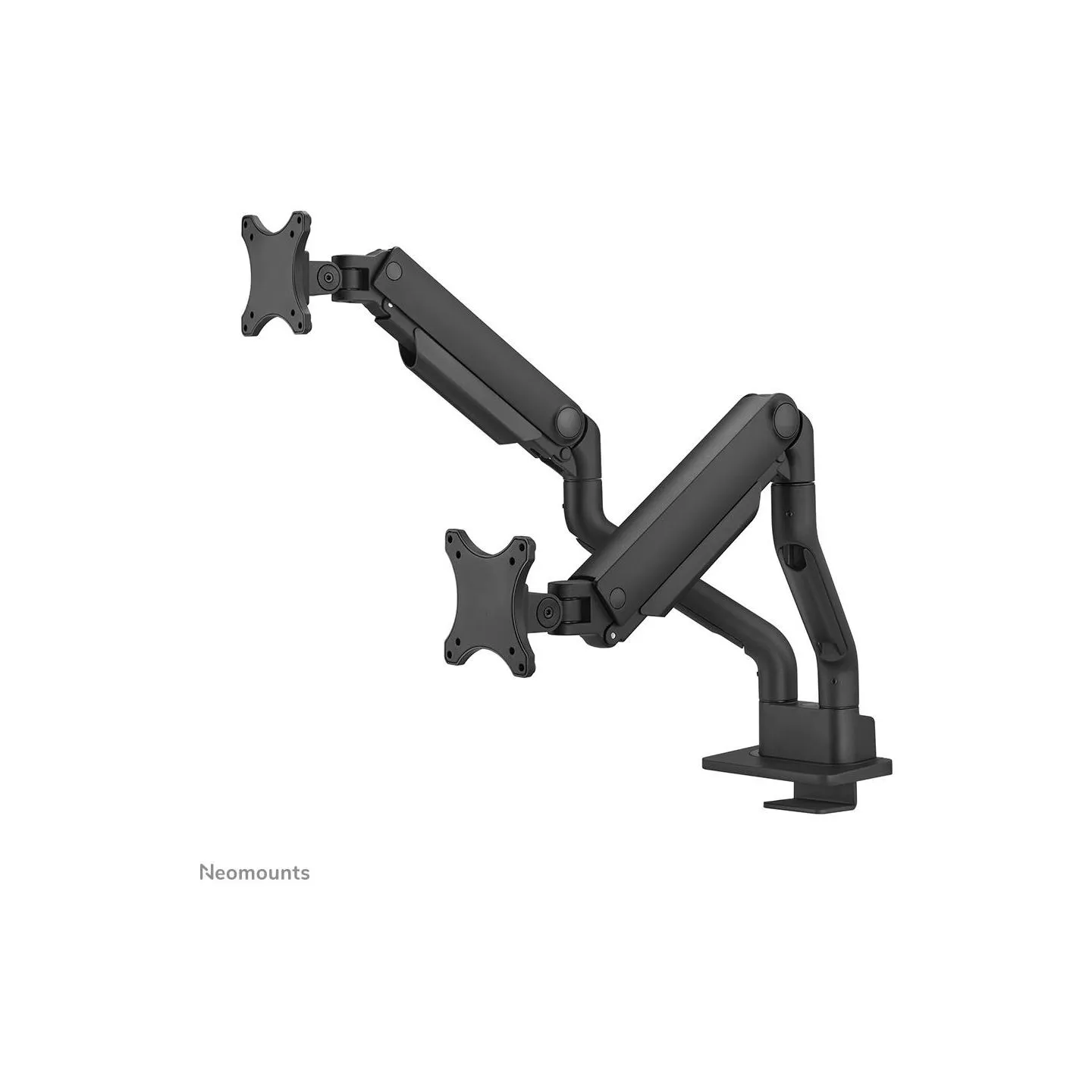 Neomounts SELECT DESK MOUNT, DOUBLE DISPLAY (TOPFIX CLAMP &GROMMET)