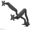 Neomounts SELECT DESK MOUNT, DOUBLE DISPLAY (TOPFIX CLAMP &GROMMET)