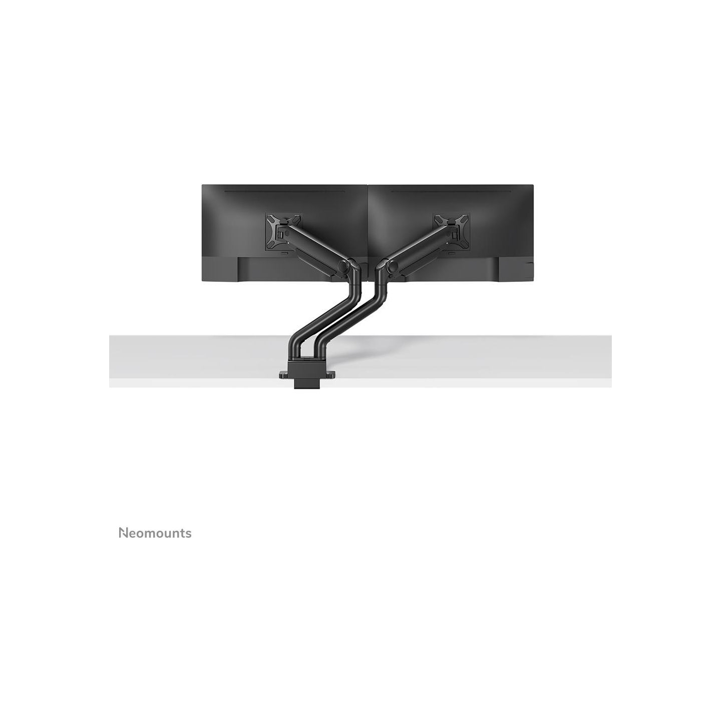 Neomounts SELECT DESK MOUNT, DOUBLE DISPLAY (TOPFIX CLAMP &GROMMET)