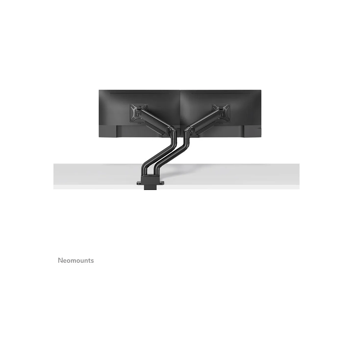 Neomounts SELECT DESK MOUNT, DOUBLE DISPLAY (TOPFIX CLAMP &GROMMET)