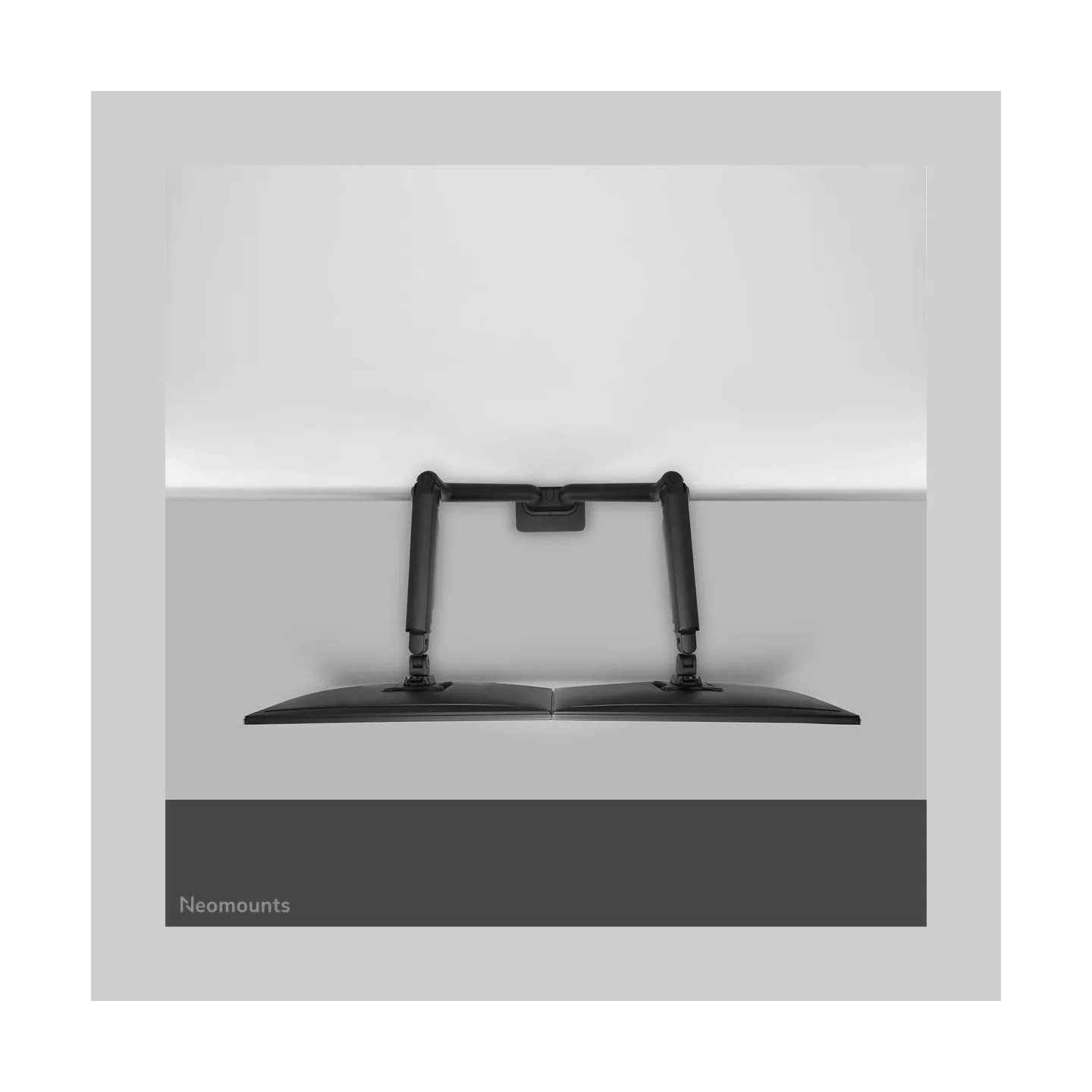 Neomounts SELECT DESK MOUNT, DOUBLE DISPLAY (TOPFIX CLAMP &GROMMET)