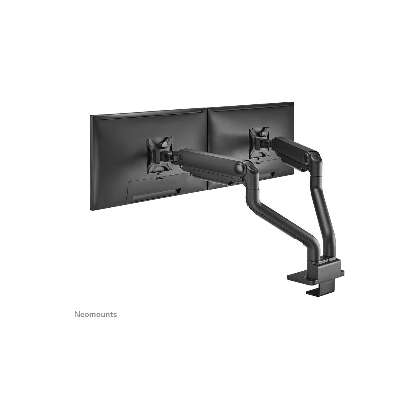 Neomounts SELECT DESK MOUNT, DOUBLE DISPLAY (TOPFIX CLAMP &GROMMET)