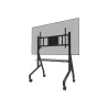Neomounts MOVE GO XL MOBILE FLOOR STAND (FAST INSTALL, HEIGHT ADJUSTABLE), BLACK