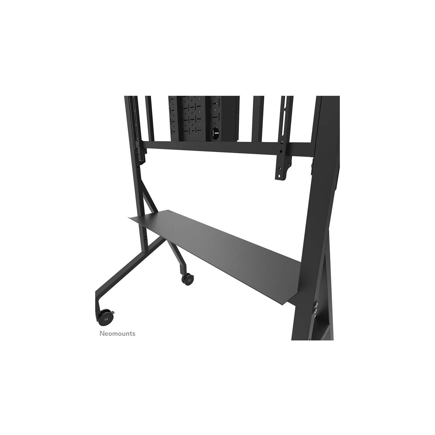 Neomounts MOVE GO XL MOBILE FLOOR STAND (FAST INSTALL, HEIGHT ADJUSTABLE), BLACK