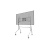 Neomounts MOVE GO XL MOBILE FLOOR STAND (FAST INSTALL, HEIGHT ADJUSTABLE), WHITE