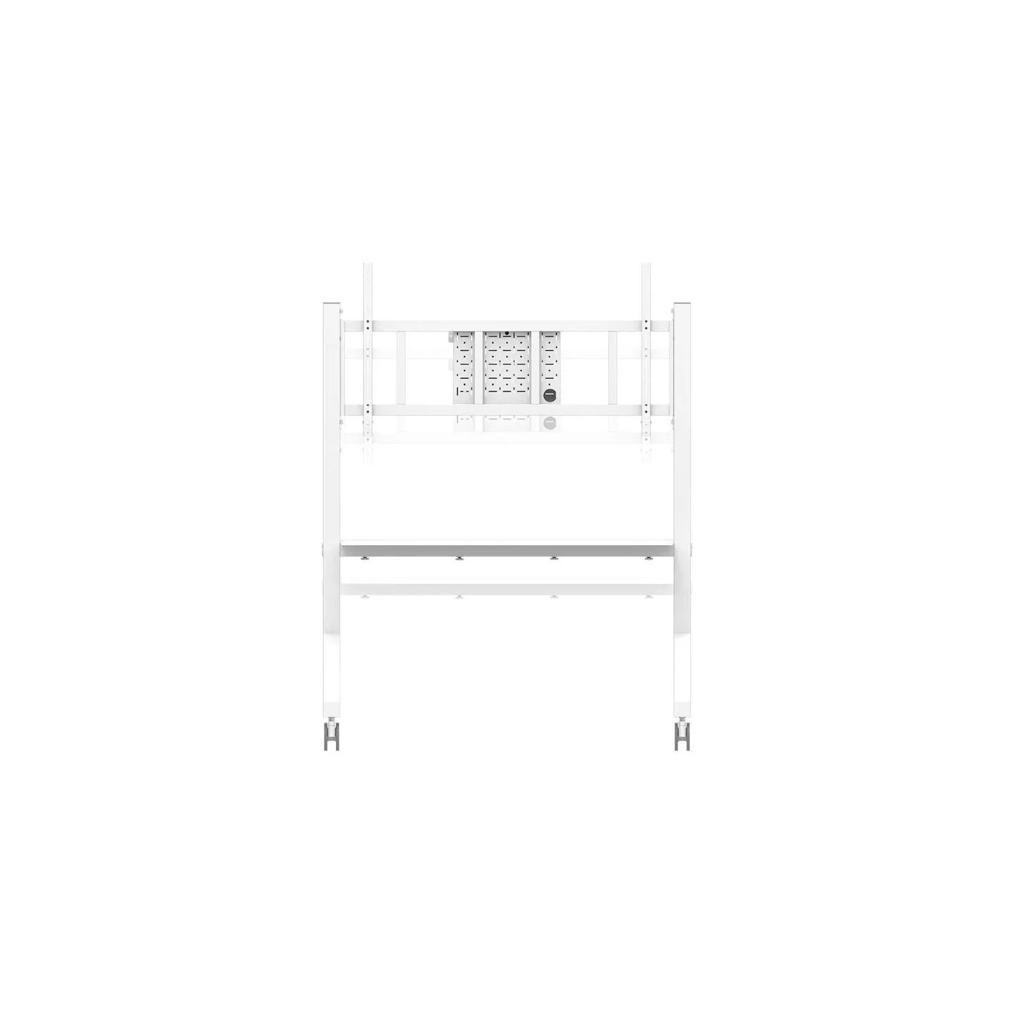 Neomounts MOVE GO XL MOBILE FLOOR STAND (FAST INSTALL, HEIGHT ADJUSTABLE), WHITE