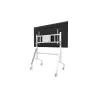 Neomounts MOVE GO XL MOBILE FLOOR STAND (FAST INSTALL, HEIGHT ADJUSTABLE), WHITE