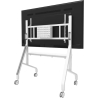 Neomounts MOVE GO XL MOBILE FLOOR STAND (FAST INSTALL, HEIGHT ADJUSTABLE), WHITE