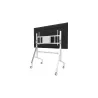 Neomounts MOVE GO XL MOBILE FLOOR STAND (FAST INSTALL, HEIGHT ADJUSTABLE), WHITE