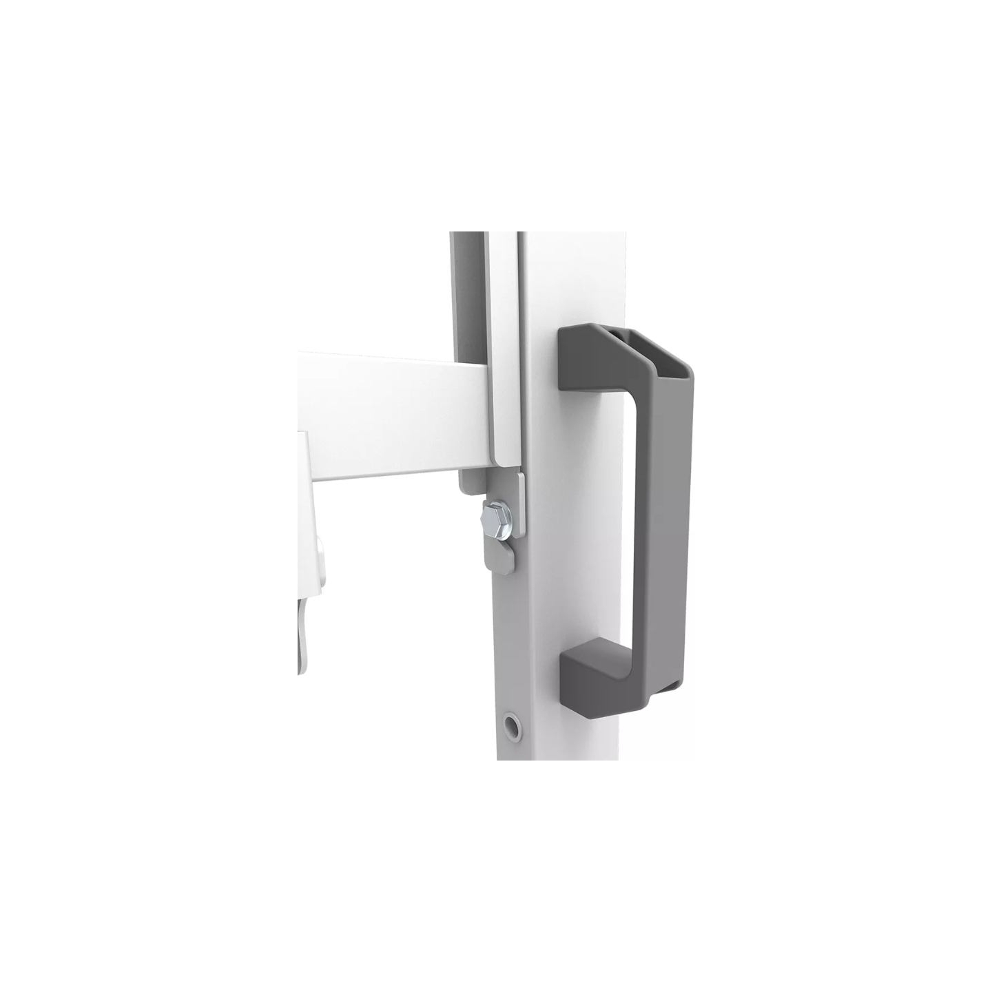 Neomounts MOVE GO XL MOBILE FLOOR STAND (FAST INSTALL, HEIGHT ADJUSTABLE), WHITE