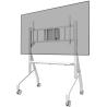 Neomounts MOVE GO XL MOBILE FLOOR STAND (FAST INSTALL, HEIGHT ADJUSTABLE), WHITE