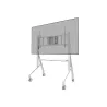 Neomounts MOVE GO XL MOBILE FLOOR STAND (FAST INSTALL, HEIGHT ADJUSTABLE), WHITE