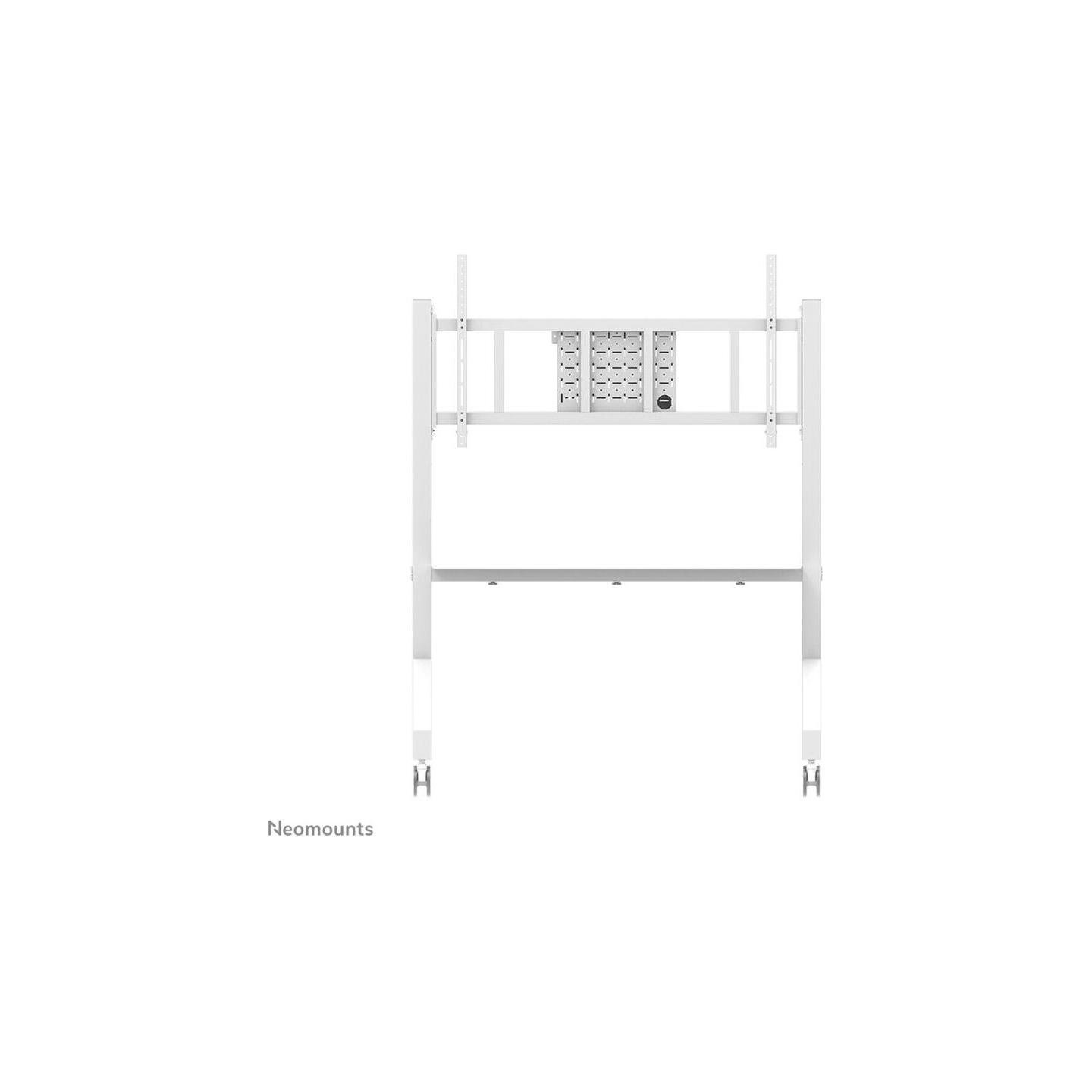 Neomounts MOVE GO XL MOBILE FLOOR STAND (FAST INSTALL, HEIGHT ADJUSTABLE), WHITE