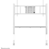 Neomounts MOVE GO XL MOBILE FLOOR STAND (FAST INSTALL, HEIGHT ADJUSTABLE), WHITE