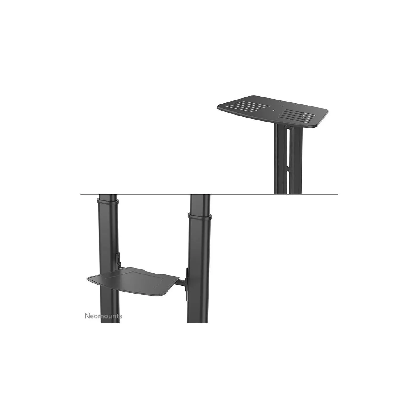 Neomounts NEWSTAR MOBILE FLAT SCREEN FLOOR STAND (HEIGHT: 128-160 CM) 60-100" BLACK