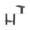 Neomounts NEWSTAR MOBILE FLAT SCREEN FLOOR STAND (HEIGHT: 128-160 CM) 60-100" BLACK